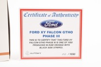XY GTHO: An Autoart 1:18 scale Ford XY Falcon GTHO Phase III model, limited edition 0361/1050 pieces, model number 72767 - 2