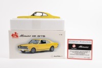 HOLDEN: A Biante Autoart 1:18 scale Holden HK GTS Monaro in Warwick yellow paintwork, limited edition, numbered 816 of 3000, in original box