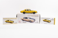 HOLDEN: A Classic Carlectables 1:18 scale Holden HX Monaro GTS in Absinth yellows with black inserts, limited edition, numbered 812 of 1000 in original box