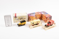 MATCHBOX: A group of 3 Matchbox Collectibles, includes two great beers of the world models, and one Scotland collection