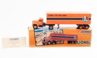 MACK SEMI TRAILER: A Corgi classics Mack "B" series semi trailer model, bearing the Lionel City van lines livery, limited edition 4732/5000 pieces, model number 52302