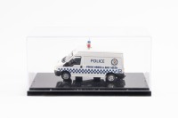 FORD TRANSIT: A 1:43 scale Ford Transit van model, bearing the NSW Police public order & riot squad livery, believed to be a code 3 model
