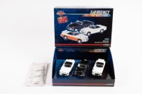 CORGI: A 1:43 scale Corgi MGB box set of models containing 3 MGB's, all from the Lancashire constabulary
