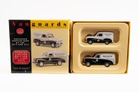 VANGUARDS: A Vanguard box set of models containing an Austin A35 van also an Austin A40 van, limited edition 0458/5000 pieces, model number MS1002