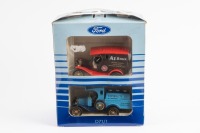 CORGI: A Corgi box set of Ford models, containing 4 models including vans and petrol tankers, model number D71/1