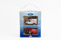 CORGI: A Corgi box set of Ford models, containing 4 models including vans and petrol tankers, model number D71/1 - 2