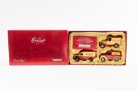 BEDFORD VANS: A Days Gone box set of models containing 3 model vans, a Morris Z van, a Bullnose Morris van, also a Bedford van, limited edition set 2810/5000 pieces, model number HM1003