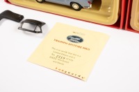 TRIUMPH SPITFIRE MK II: A pair of 1:43 scale Vanguards Triumph Spitfire Mk II models, a wedgwood blue convertible VA06703, also a conifer green hardtop VA06702 - 2
