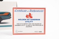 HX SANDMAN UTE: An Autoart 1:18 scale 1976 Holden HX Sandman utility model, limited edition 0947/1800 pieces - 2