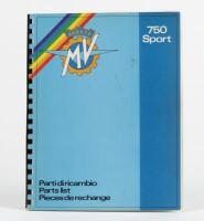MV AGUSTA: An original 1974 750 Sport Parts list