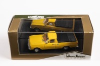 FORD XY FALCON UTE: A 1:43 scale Caldecott miniature Ford XY Falcon ute model, finished in yellow paintwork