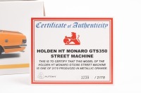 HT MONARO: An Autoart 1:18 scale Holden HT Monaro GTS 350 model, Modified street machine version, limited edition 1238/2178 pieces - 2