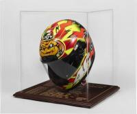 ROSSI: Valentino Rossi signed helmet celebrating his 500cc 2001 World Championship win. L.E 2/46