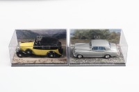 ROLLS ROYCE: A pair of 1:43 scale Rolls Royce models, both from the James Bond 007 collection, a Rolls Royce phantom III and a Rolls Royce silver cloud II