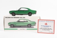 HG MONARO: An Autoart 1:18 scale 1970 Holden HG Monaro GTS 350 model, limited edition 1139/3000 pieces, model number 73403