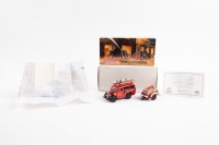 FIRE ENGINE: A Matchbox Collectibles 1950 Ford E83W van, part of the international fire engine collection, model number YFE18
