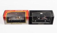 JAGUAR: Two 1:43 Jaguar models, including a Jaguar XJ12 Coupe Series II by Minichamps and Jaguar E Type by Kyosho