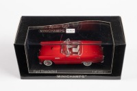 FORD: A 1:43 scale limited edition (1 of 1,632) Minichamps 1955 Ford Thunderbird in red, within box