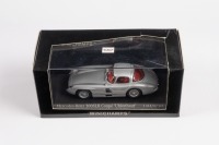 MERCEDES-BENZ: A Minichamps 1:43 1955 Mercedes-Benz 300SLR coupe 'Uhlenhaut' in silver, limited edition of 4512 units in original box