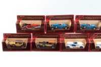 MATCHBOX: A group of nine Matchbox Models of Yesteryear 1:42 - 1:46 scale 1920s & 1930s car models in original boxes - 2