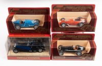 MATCHBOX: Four Matchbox Models of Yesteryear 1:43 - 1:46 scale car models in boxes
