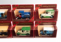 MATCHBOX: Eight Matchbox Models of Yesteryear 1:35 - 1:72 scale early 20th century van models in original boxes - 2