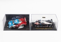 LE MANS: Two IXO Models 1:43 scale models in perspex cases