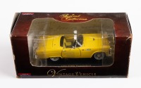 FORD: An Arko Products 1:32 scale 1955 Ford Thunderbird convertible in yellow in original box