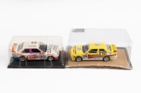 BMW: Two 1:43 scale 'code 3' BMW M3 racing models in blisters