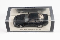 ASTON MARTIN: A 1:43 scale Spark model of a 1999 Aston Martin V8 Vantage LM 600 in dark green, within box