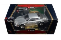 ALPINE A110: A 1:16 scale Bburago 1971 Alpine A110 1600S model, finished in silver paintwork, model number 3012