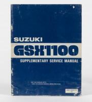 SUZUKI: A 1982 Suzuki GSX1100 Supplementary Service Manual