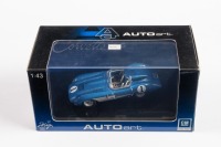 CORVETTE: A 1:43 scale Autoart model of a 1957 Chevrolet Corvette SS in blue, boxed.