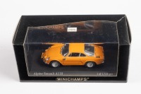 RENAULT: A 1:43 scale limited edition (1 of 1,728) Alpine Renault A110 in orange, boxed.