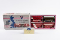 ROUTEMASTER BUSES: A set of Corgi AEC routemaster bus models, contains 4 different liveries from The North, limited edition 3026/5000