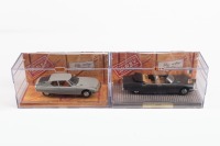 CITROEN: Two 1:43 scale models by Norev, including a Citroen SM Presidentielle and a Citroen SM coupe, each within acrylic cases