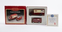 BEDFORD MORRIS: A pair of Corgi models, a Bedford "O" series van, also a Morris "J" type van, both models carrying the British Railways livery, limited edition 0169/13000 pieces, model number D46/1