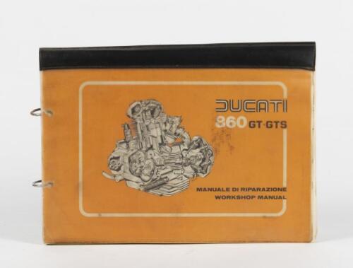 DUCATI: An original 1976 Ducati 860 GT-GTS Workshop Manual. With 1978 Ducati 750 SS - 900SS Workshop Manual (Models 1975-1976-1977)