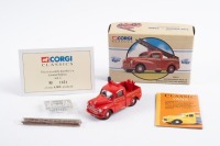 MORRIS: A 1:43 scale Corgi classics Morris Minor pick up model, bearing the Morris motors fire brigade livery, limited edition 1654/8000, model number 96854