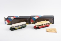 AUTOBUS RENAULT TN6C: A pair of 1:50th scale Solido 1934 Autobus Renault TN6C bus models, model number 4401