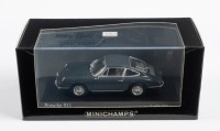 PORSCHE: A Minichamps 1:43 scale 1964 Porsche 911 in grey, limited edition of 1200 units in original box