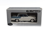 HOLDEN: A Trax 'The Originals' series 1:43 scale 1958 Holden FC Special sedan in white & blue (TR13K) in original box