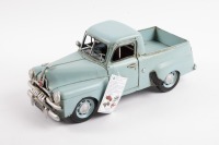 HOLDEN: A Boyle Industries handmade tin Holden FJ utility in light blue, 31cm long