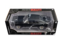 DODGE / STEVE MCQUEEN: A Greenlight Collectibles 1:18 scale 1968 Dodge Charger R/T in black as featured in the Steve McQueen film 'Bullitt' in original box
