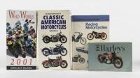 MOTOR CYCLE REFERENCE BOOKS: Four Motor Cycle reference books. 'Who Works in MotoGP 2001' Official Guide