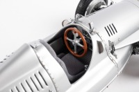AUTO-UNION: A highly detailed CMC 1:18 scale 1938-1939 Auto-Union Type D (M-027) in silver paintwork in original box - 5