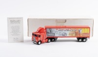 FREIGHTLINER: A Matchbox Collectibles Freightliner tractor trailer model, model number DYM38314