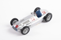 MERCEDES-BENZ: A highly detailed CMC 1:18 scale Mercedes-Benz W165 1939 #16 (M-035) Hermann Lang Winner Tripoli Grand Prix, with information booklet in original box - 3