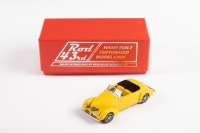GRAHAM HOLLYWOOD: A Brooklin Models 1:43 scale 1940 Graham Hollywood convertible in 'chrome' yellow in original box