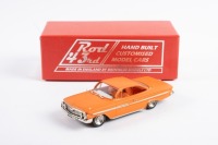 CHEVROLET: A Brooklin Models 1:43 scale 1961 Chevrolet Impala Sport Coupe in 'silk' orange in original box